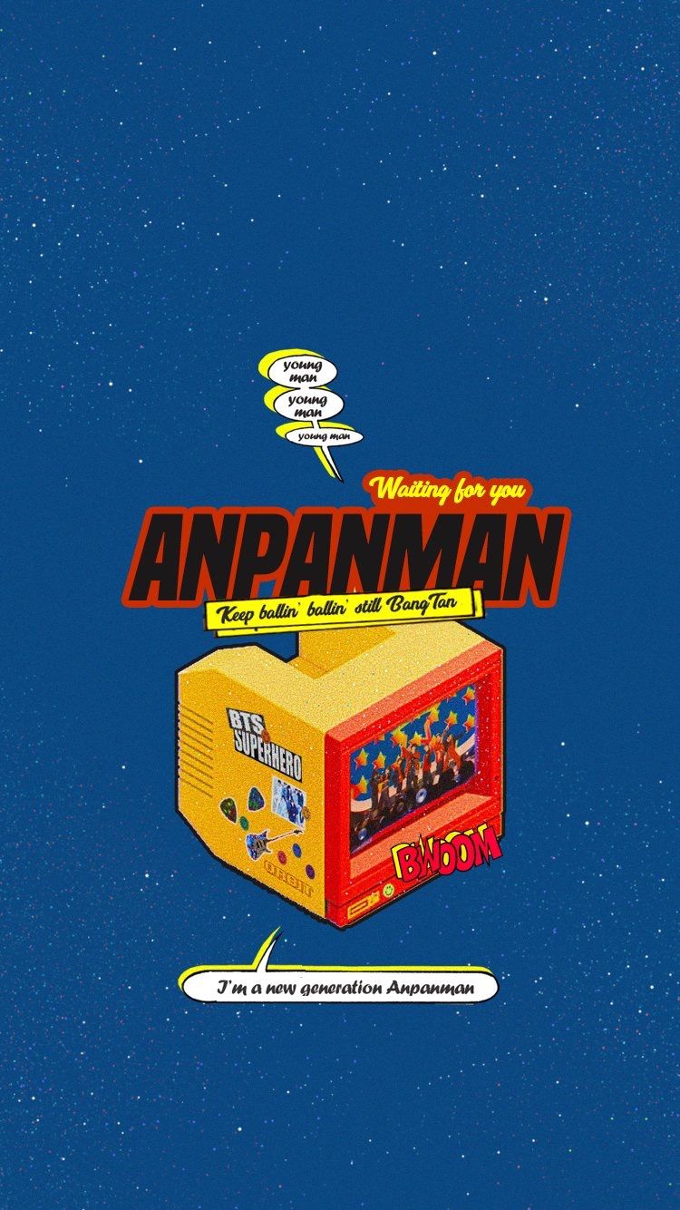 New Generation Anpanman ✨ - Anpanman Wallpaper Bts , HD Wallpaper & Backgrounds