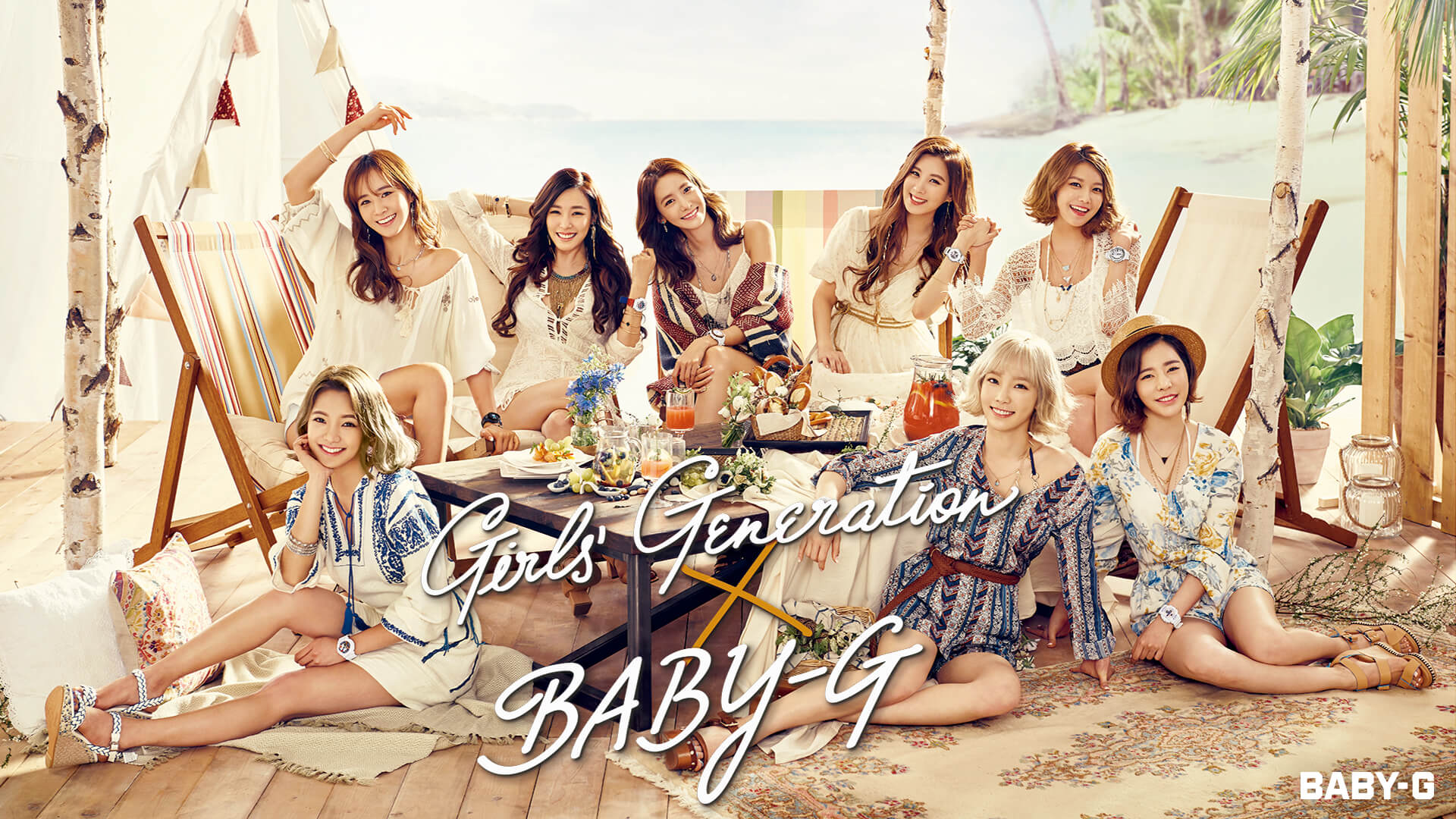 Girls Generation Casio Baby-g Summer 2016 Wallpaper - Girls Generation Wallpaper 2016 , HD Wallpaper & Backgrounds