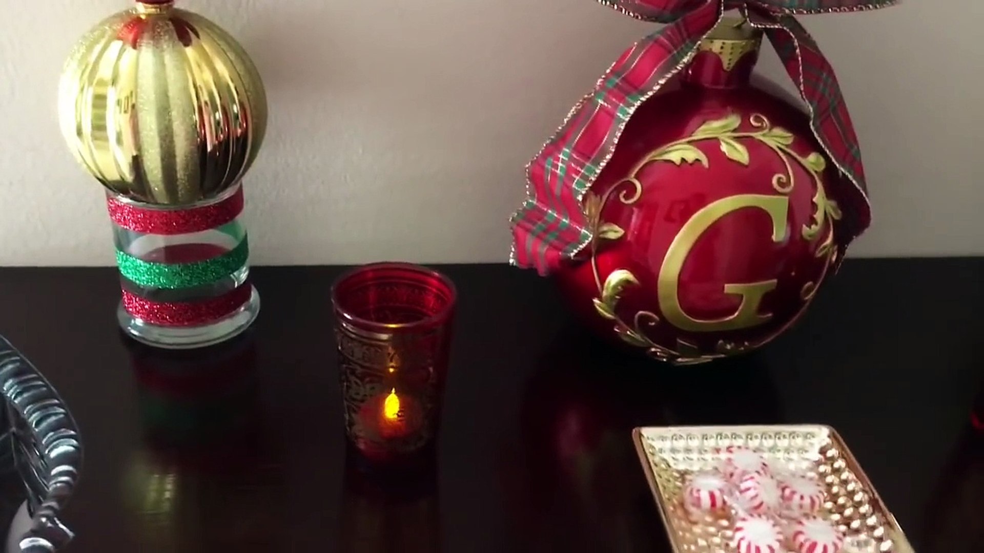 Diy Dollar Tree Christmas Decor - Vase , HD Wallpaper & Backgrounds