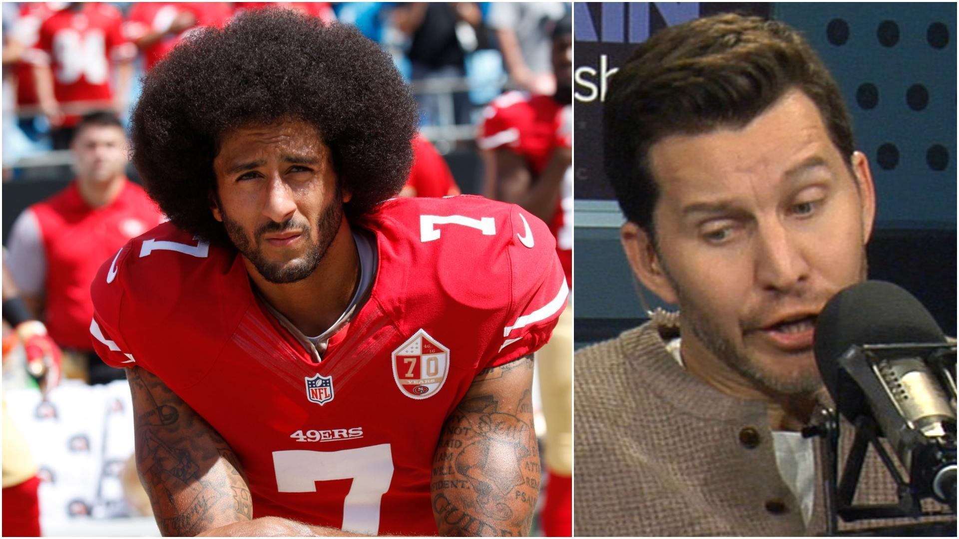 Kaepernick Grievance Nets Under $10m - Colin Kaepernick Taking A Knee , HD Wallpaper & Backgrounds