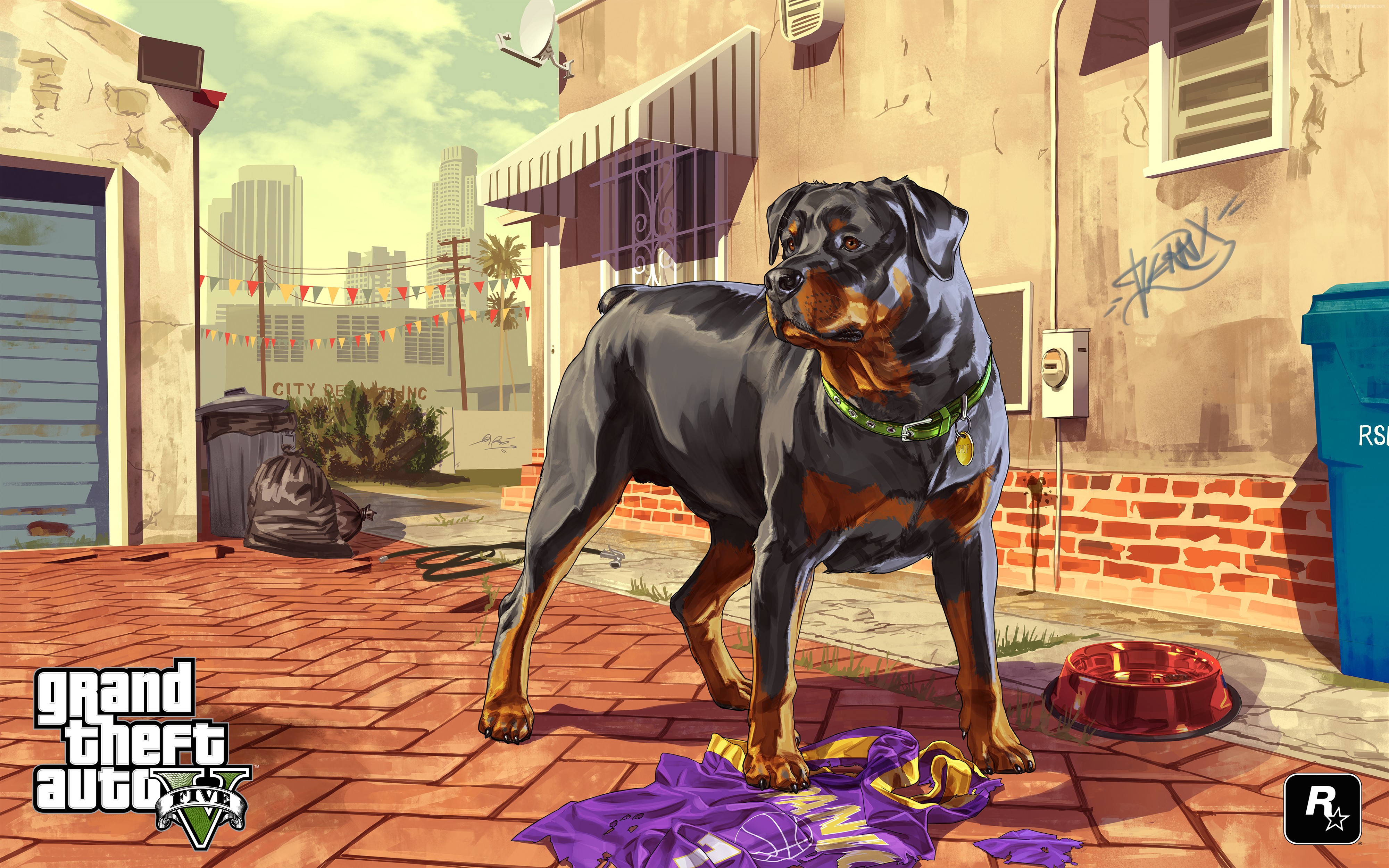 Free Magnificent Gta 5 Images, Eloisa Booker - Grand Theft Auto Rottweiler , HD Wallpaper & Backgrounds