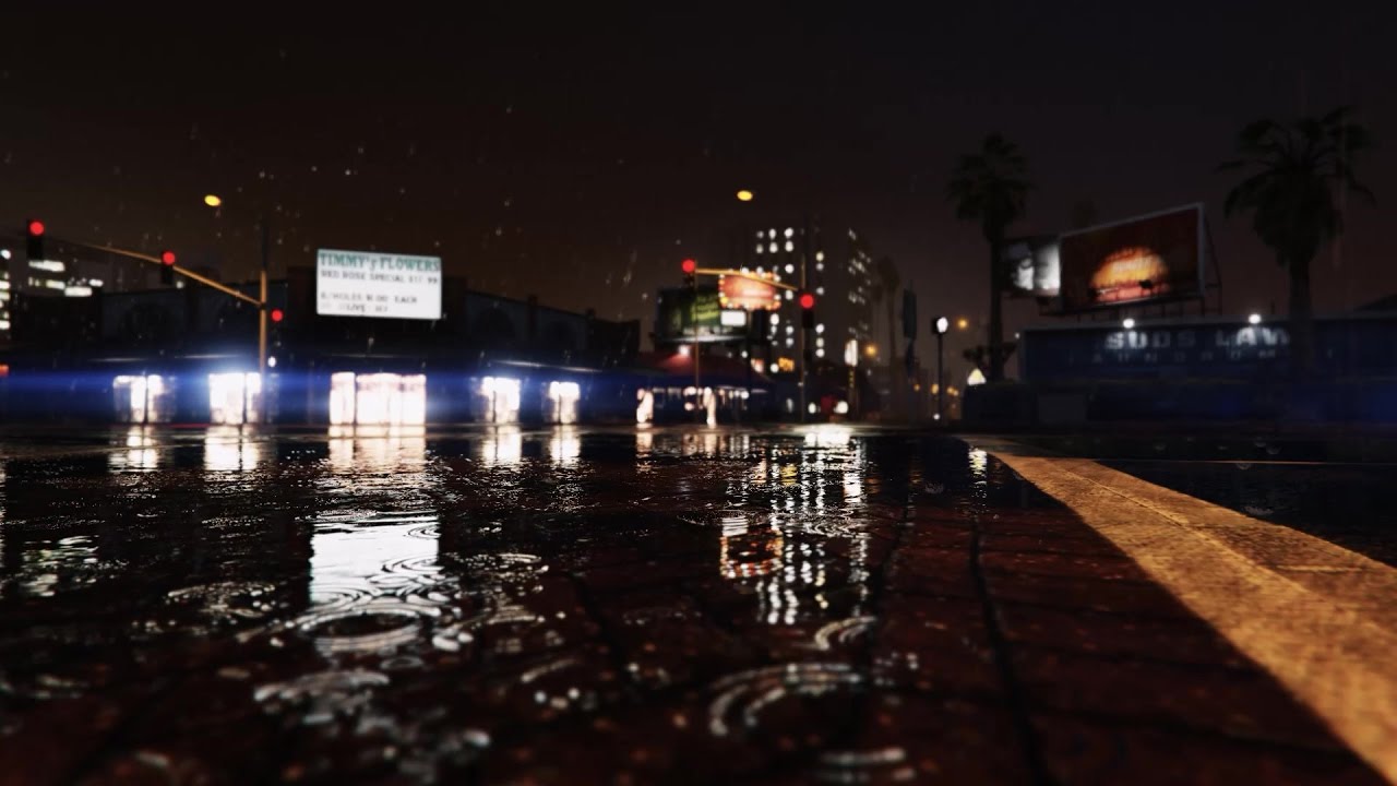 Grand Theft Auto - Gta V Rain , HD Wallpaper & Backgrounds