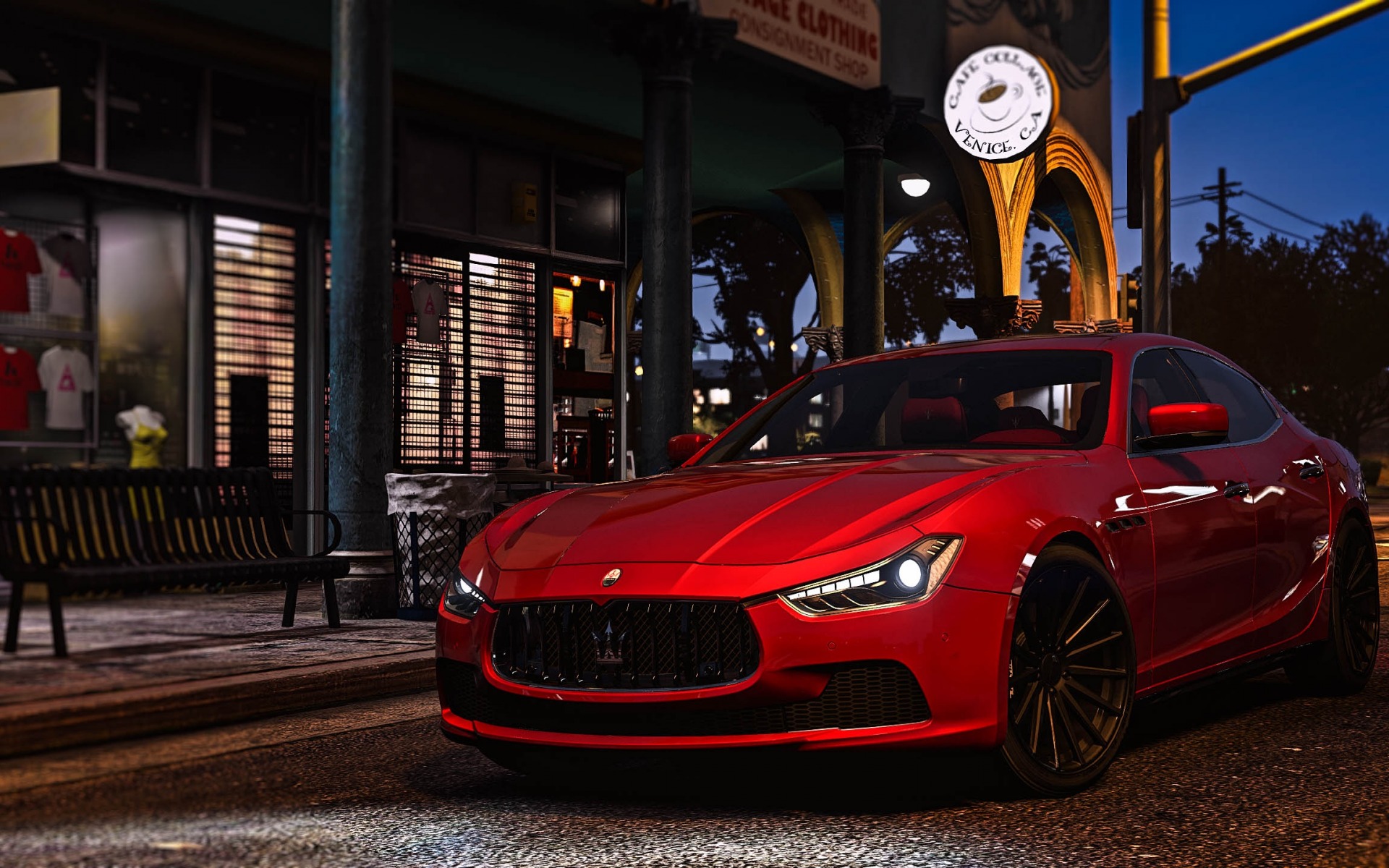 Gta 5, Maserati Ghibli, Grand Theft Auto V, Red Ghibli, - Maserati Gta , HD Wallpaper & Backgrounds