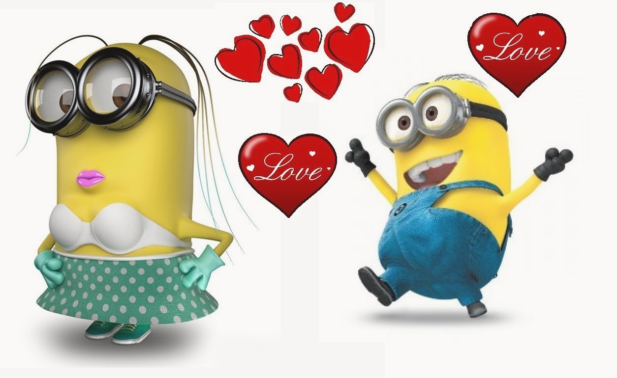 Minions Hd Wallpapers 1080p - Minions Valentines Day , HD Wallpaper & Backgrounds