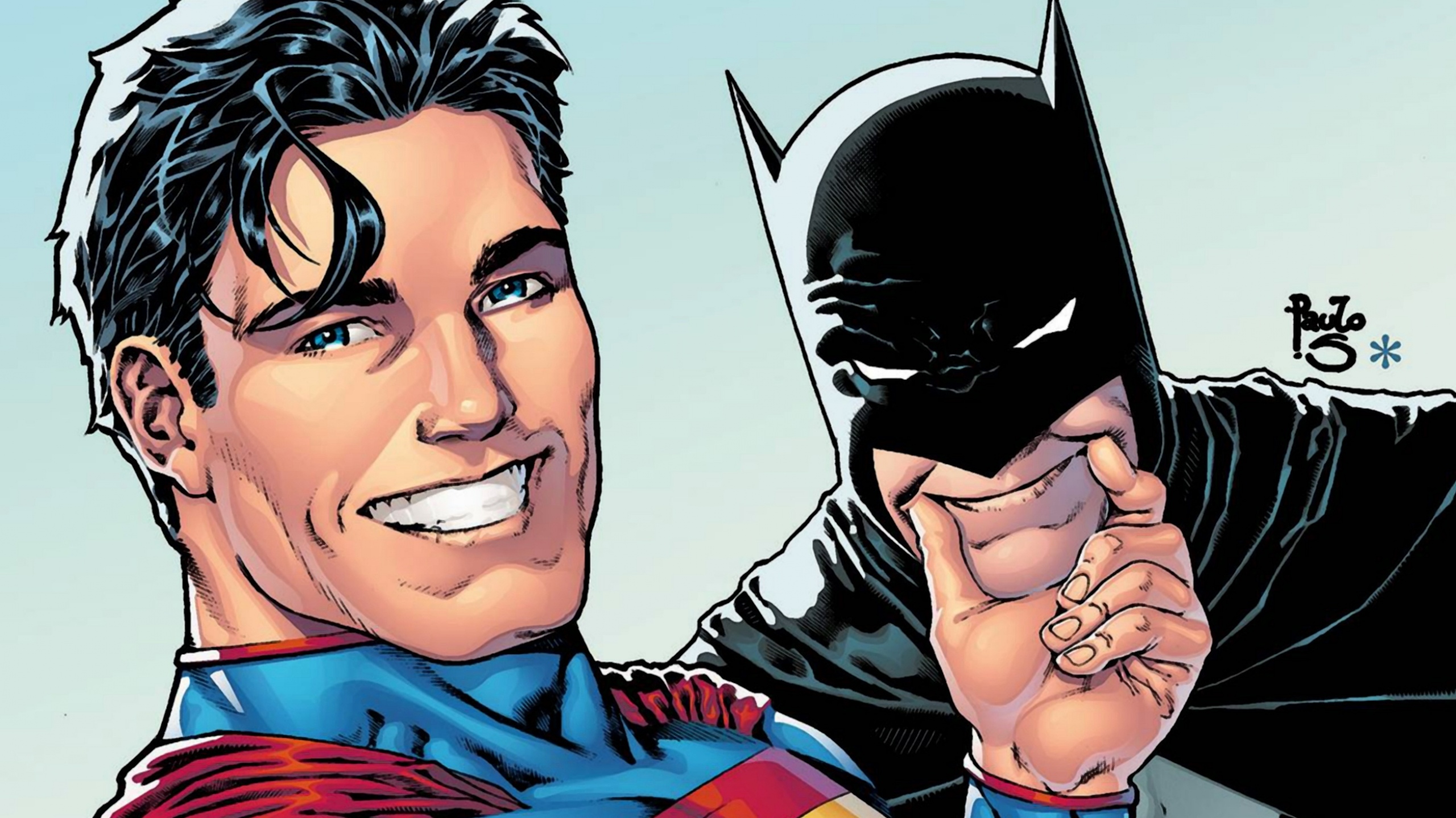 Superman And Batman Selfie Wallpaper - Superman Batman Selfie , HD Wallpaper & Backgrounds
