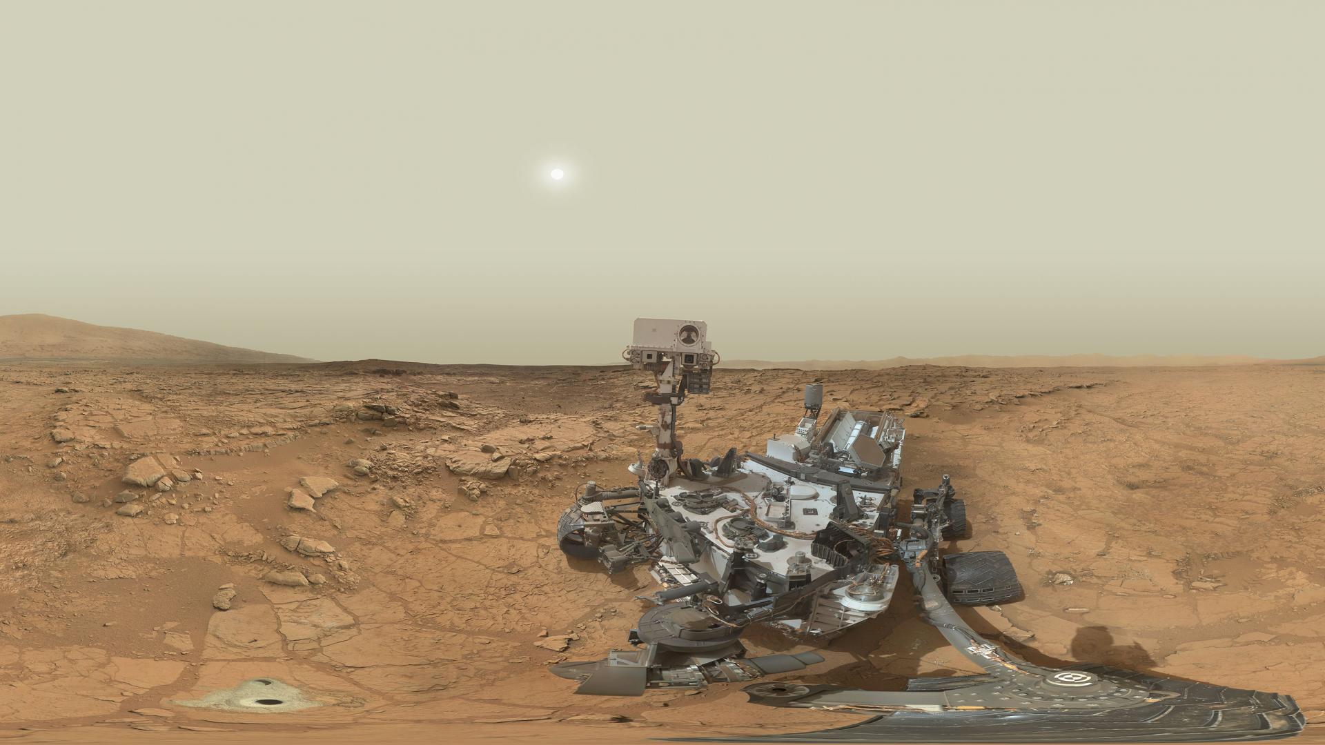 Selfie Wallpaper - Mars Rover 360 Panorama , HD Wallpaper & Backgrounds