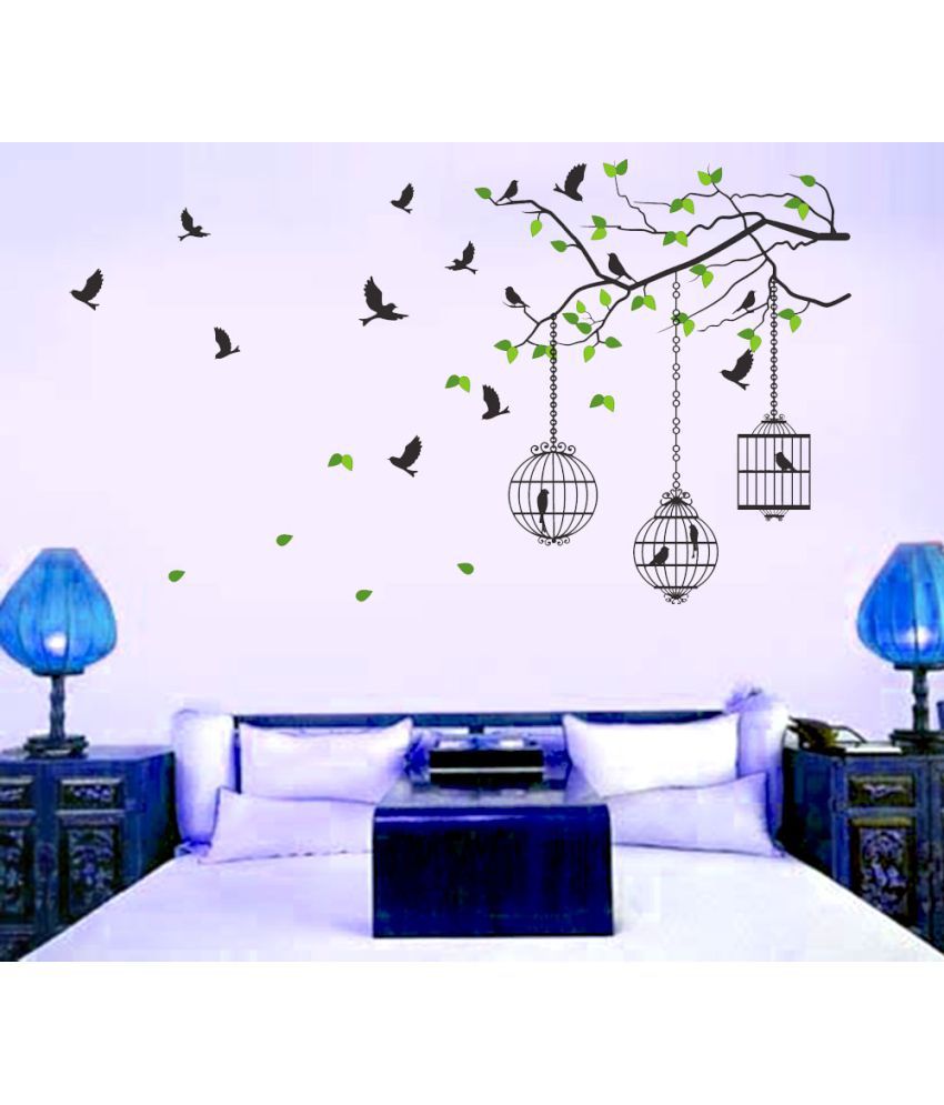 Bedroom Wall Sticker Design , HD Wallpaper & Backgrounds