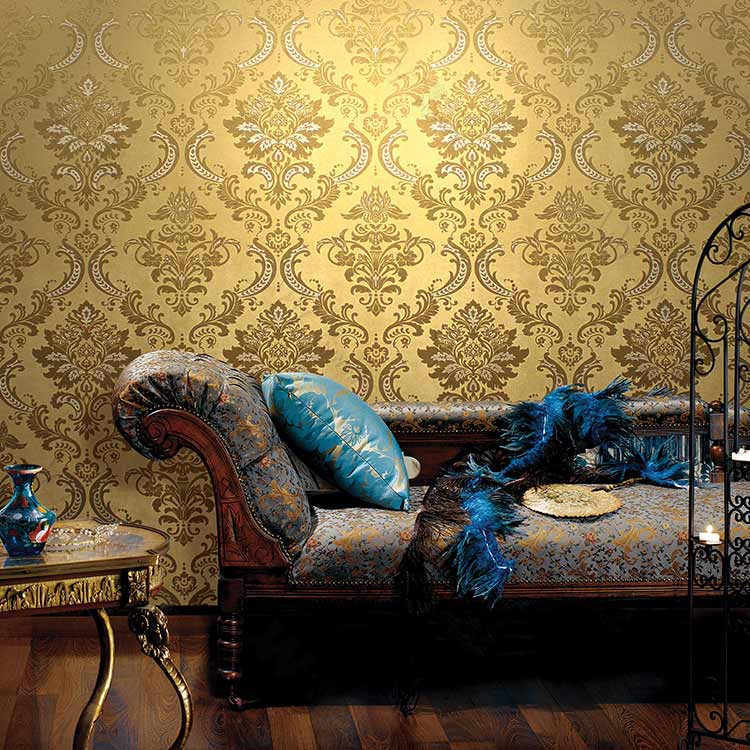 Rawalpindi Damascus Metallic Gold Wallpaper - Wallpaper (#638376) - HD ...