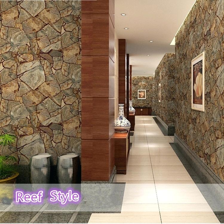 Wallpaper For Room Wall Stone Pattern Wallpaper Home - 3d Wall Stone , HD Wallpaper & Backgrounds