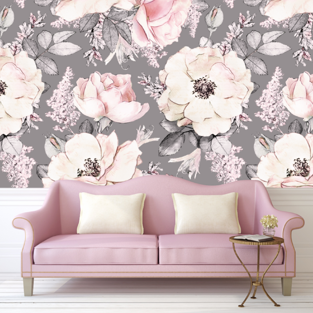 Absolutely Design Adhesive Wall Paper Interior Ideas - Dusty Rose , HD Wallpaper & Backgrounds