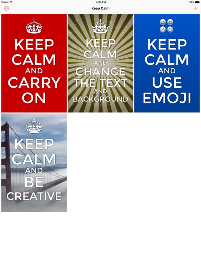 Keep Calm Creator On The App Store - Keep Calm And Carry , HD Wallpaper & Backgrounds