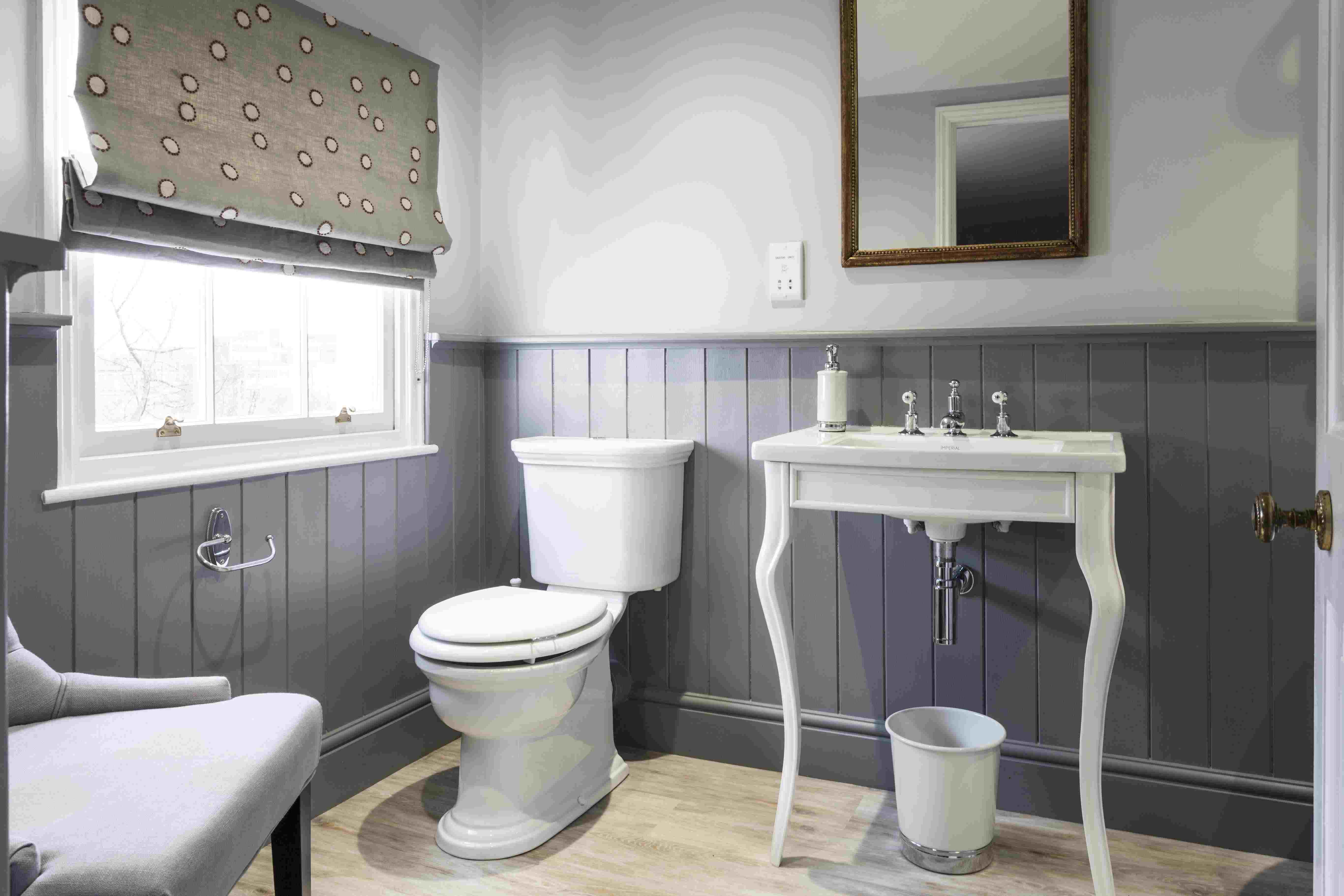 Beautiful Cloakroom Design Ideas Home Ornament Home - Mix Of Modern And Traditional Bathroom , HD Wallpaper & Backgrounds
