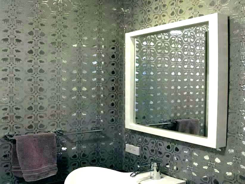 Modern Wallpaper For Small Bathroom Idea Amazing Room - Bathroom Wallpaper Designs Modern , HD Wallpaper & Backgrounds