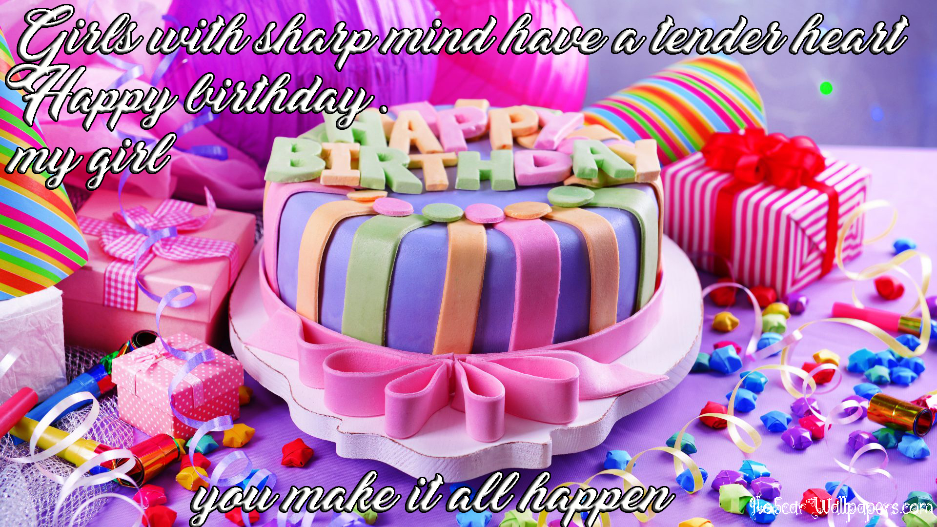 Birthday Cake Images Wallpapers - Happy Birthday Hd 3d , HD Wallpaper & Backgrounds
