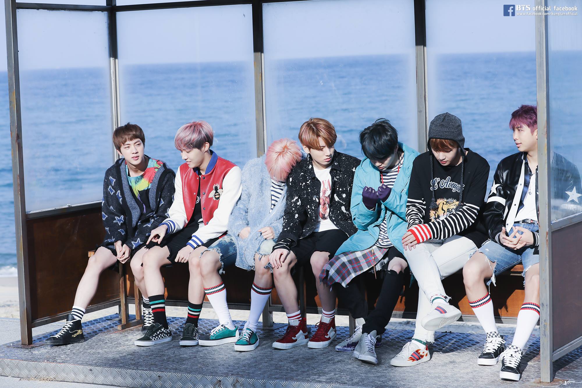 View Fullsize You Never Walk Alone Image - Bts Spring Day Concept , HD Wallpaper & Backgrounds
