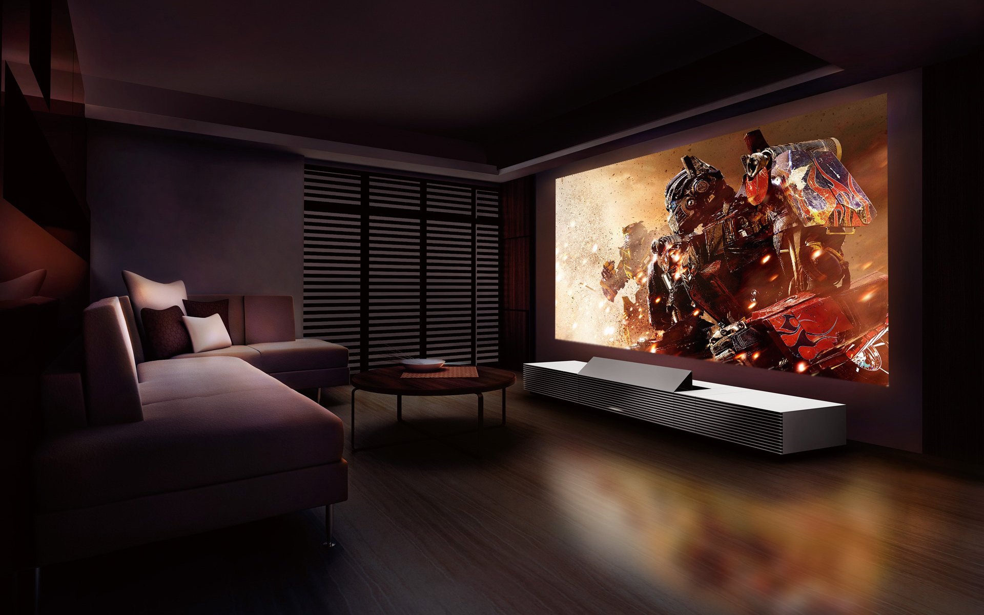 Room Projector Sony Lspx Interior A Movie Transformers - Дизайн Комнаты Под Проектор , HD Wallpaper & Backgrounds
