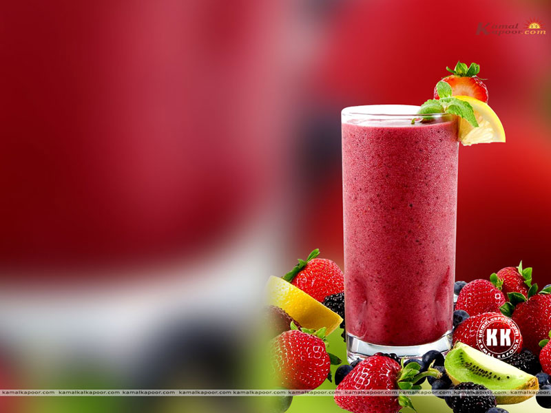 Smoothie Wallpaper - High Resolution Healthy Food Food , HD Wallpaper & Backgrounds