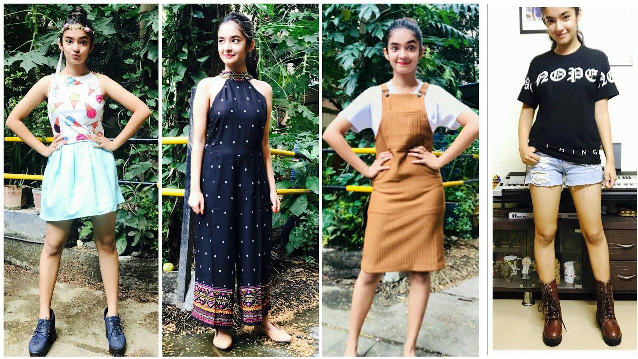 Latest Fashion Trend For Teenage Girls/anushka Sen - Anushka Sen Dress Style , HD Wallpaper & Backgrounds