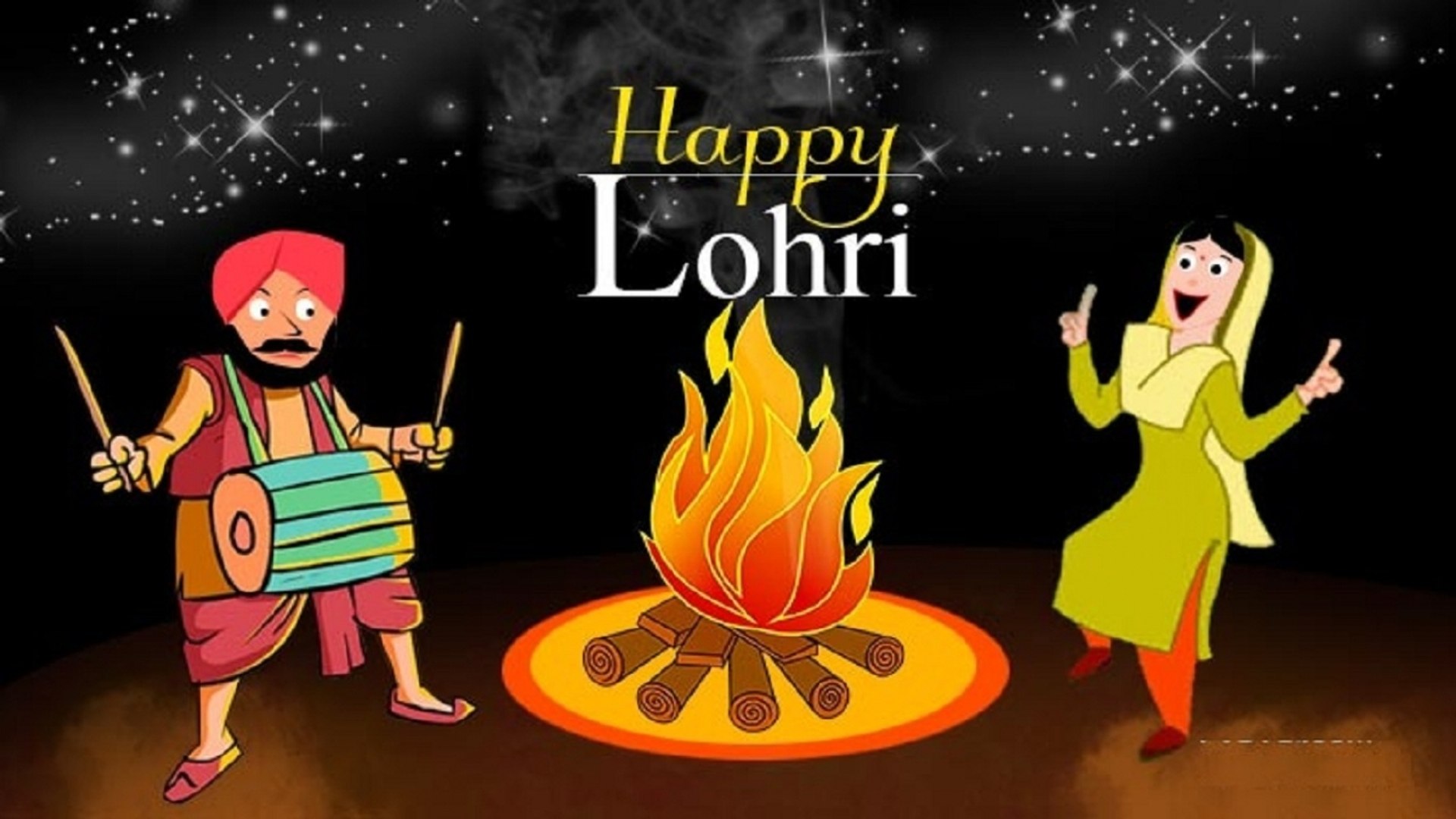 Karo Taiyaari Lohri Di - Happy Lohri , HD Wallpaper & Backgrounds