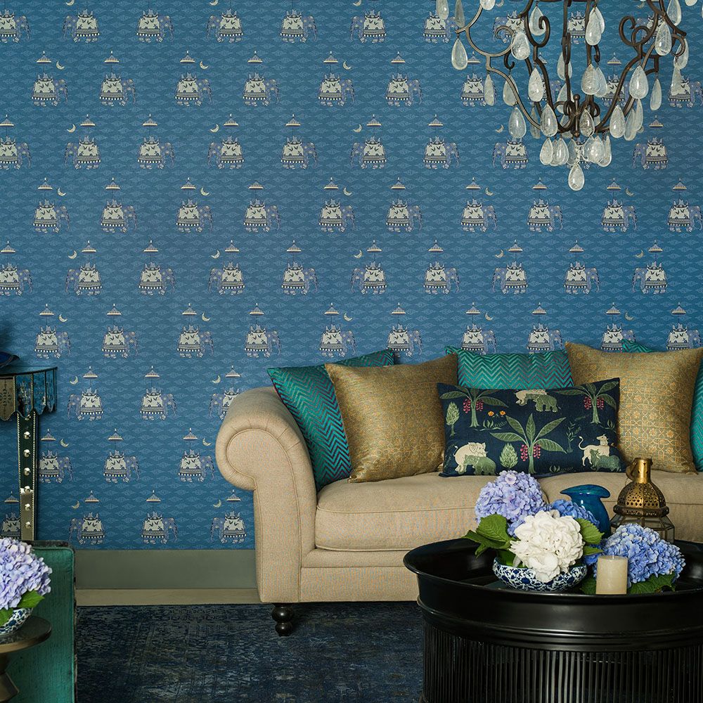 Indechine Promenade Designer Wallpaper From Nilaya - Asian Paints Nilaya , HD Wallpaper & Backgrounds