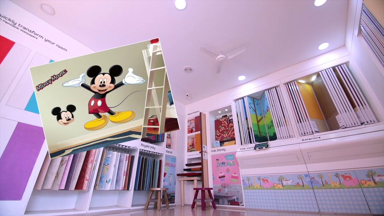 Nilaya Wallpaper Asian Paints Nellithanathukalayil - Interior Design , HD Wallpaper & Backgrounds