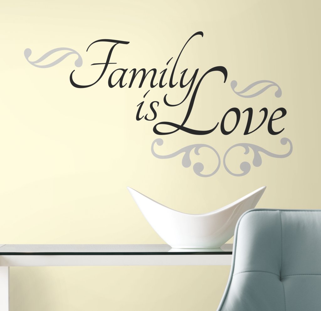 Buy Asian Paints Nilaya Family Is Love Wall Stickers - Family Is Love Sticker , HD Wallpaper & Backgrounds
