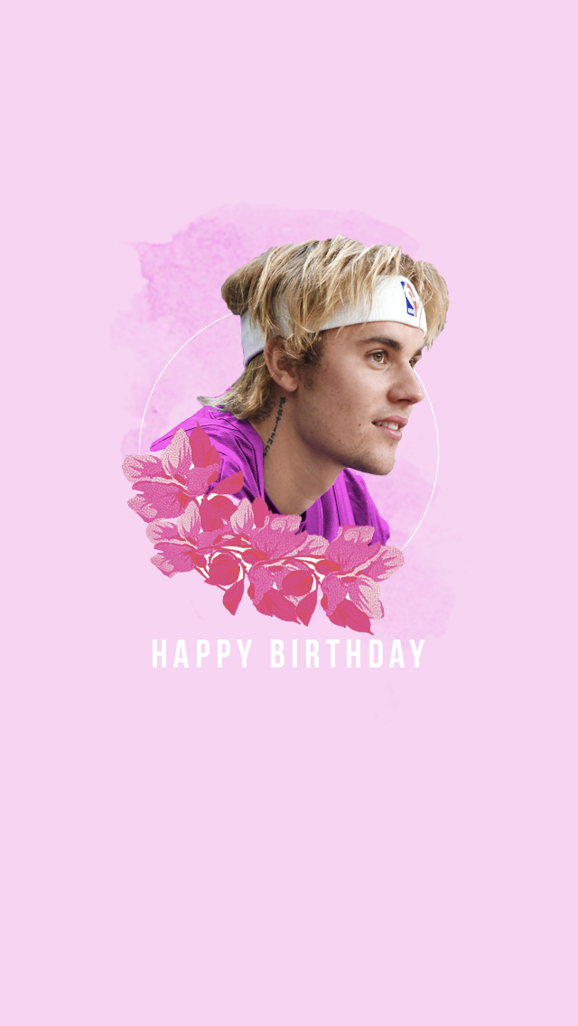 Justin's 24 Birthday Wallpapers - Happy 25 Birthday Justin Bieber Edits , HD Wallpaper & Backgrounds