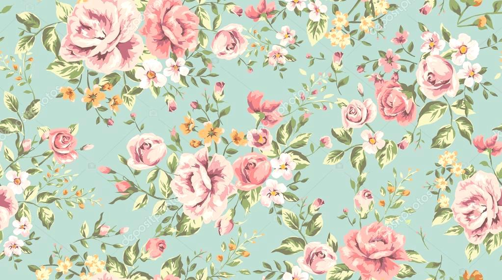 Vintage Flower Wallpaper Tumblr Gallery - Papier Peint Vintage Fleur , HD Wallpaper & Backgrounds