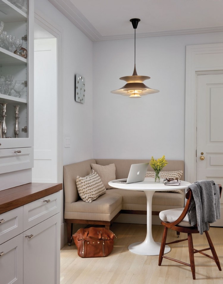 Glamorous Breakfast Nook In Small Kitchen 86 On Wallpaper - Small Kitchen Sitting Area , HD Wallpaper & Backgrounds