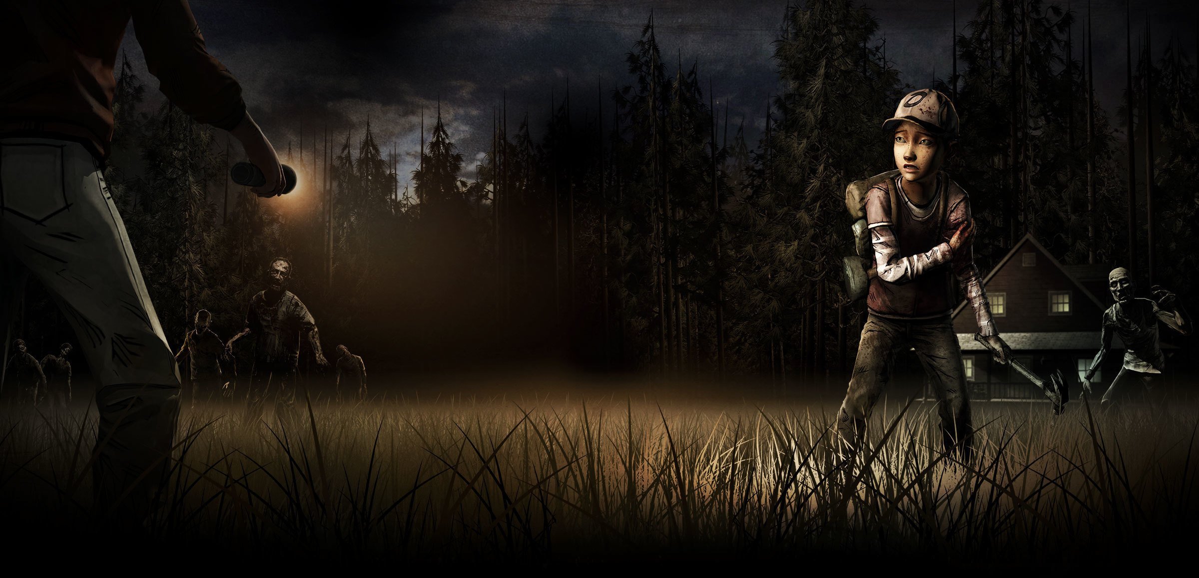 The Walking Dead Season 2 Telltale Games Zombie Survivors - Walking Dead Final Season Achievements , HD Wallpaper & Backgrounds