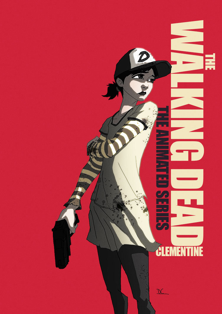 David Cousens Clementine Walking Dead Animated - Walking Dead Clementine Fan Art , HD Wallpaper & Backgrounds