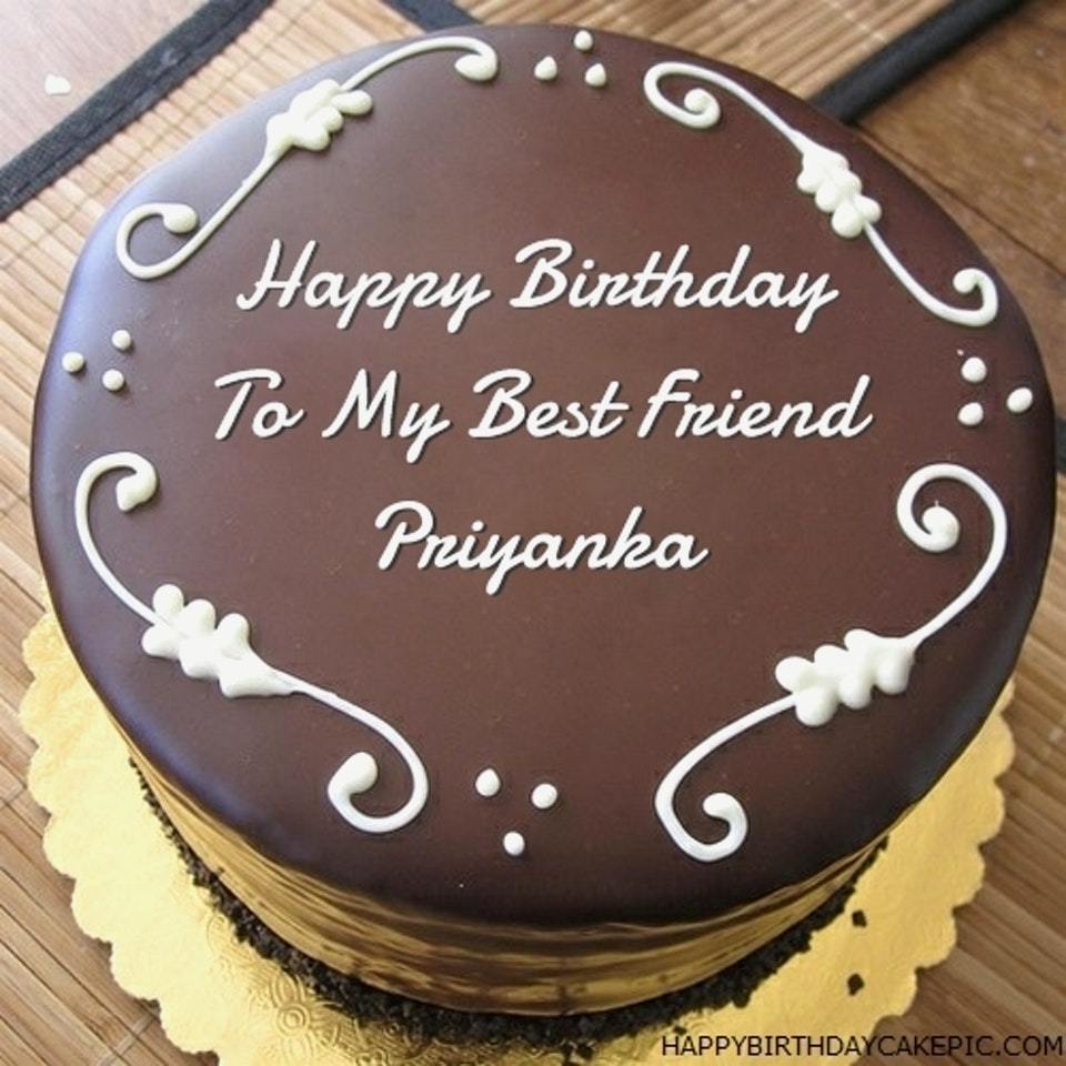 Priyanka Name Wallpaper - Zeeshan Name Birthday Cake , HD Wallpaper & Backgrounds