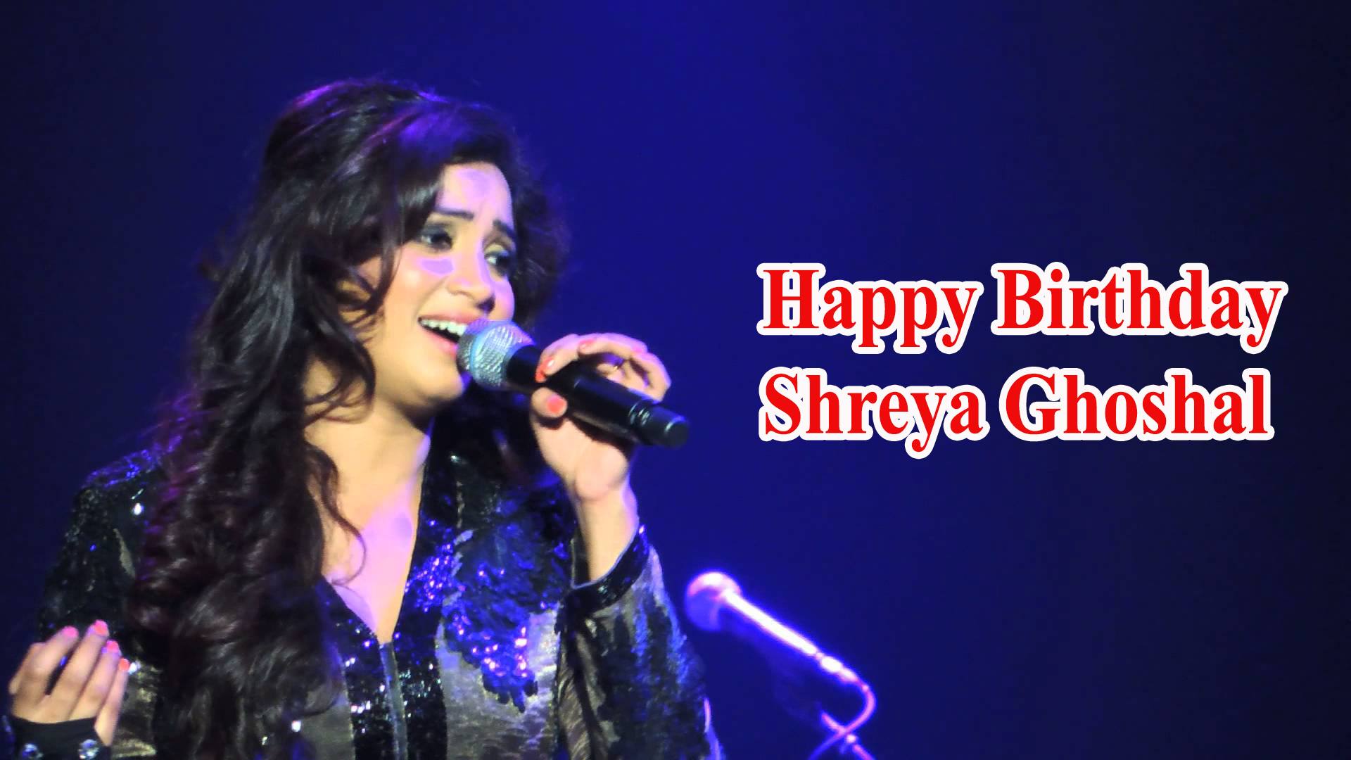 Shreya Ghoshal Hd Wallpaper - Happy Birthday Shreya Ghoshal , HD Wallpaper & Backgrounds