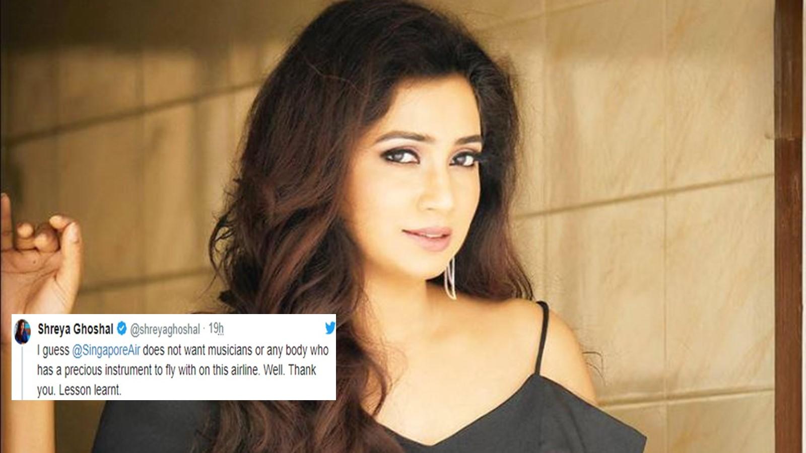Shreya Ghoshal Lashes Out At Airline For Not Allowing - Shreya Ghoshal Black Dress , HD Wallpaper & Backgrounds