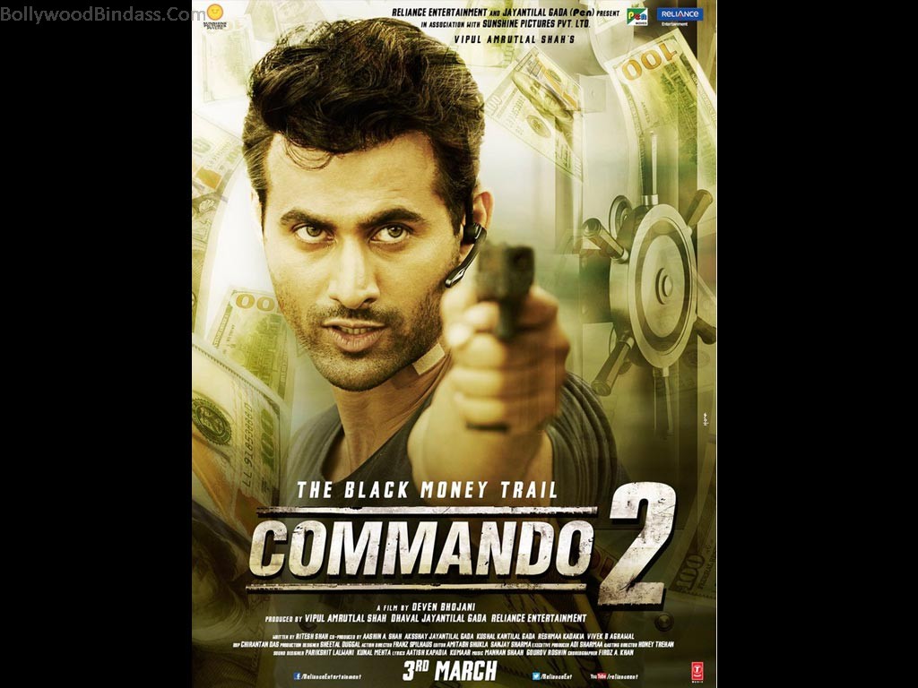 Commando 2 Movie Pic - Commando 2 Movie Poster , HD Wallpaper & Backgrounds