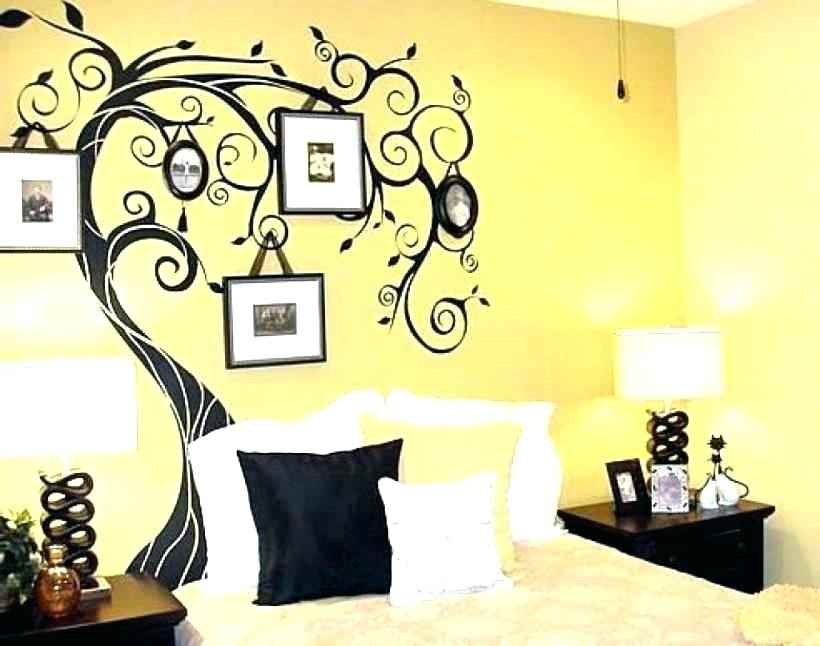 Wall Paint Design Photos Paint Design Ideas Bedroom - Wall Painting Design For Bedroom , HD Wallpaper & Backgrounds