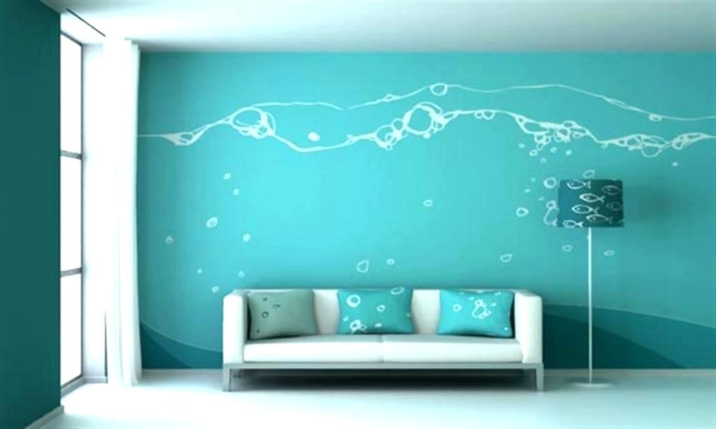 Wall Designs For Living Room Asian Paints Romantic - Blue Wall Paints For Living Room , HD Wallpaper & Backgrounds