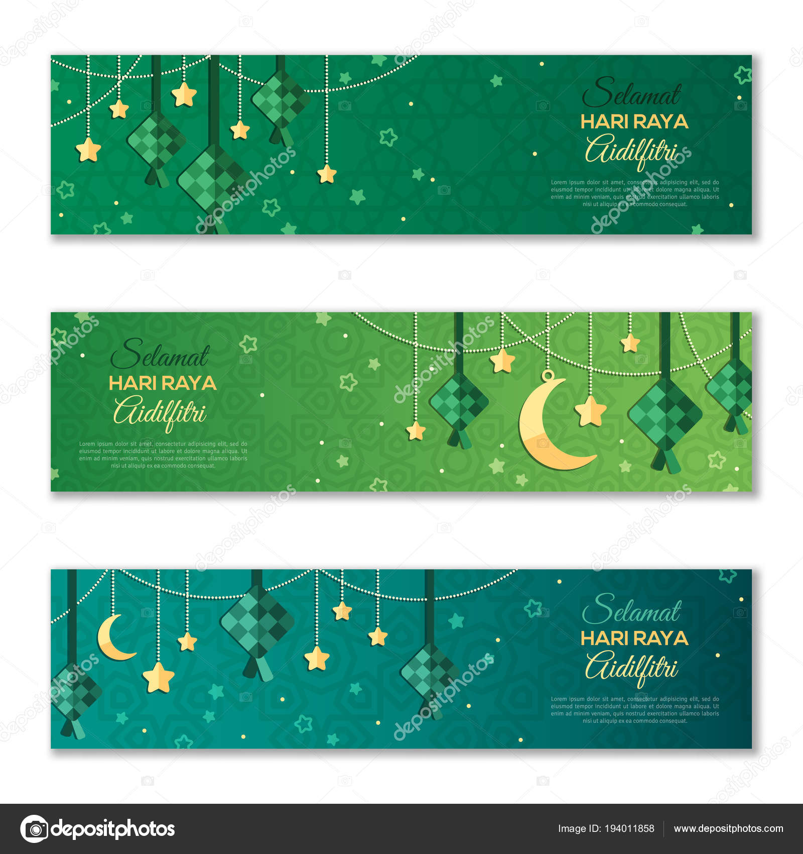 Selamat Hari Raya Aidilfitri Horizontal Banners - Selamat Hari Raya Aidilfitri Banner , HD Wallpaper & Backgrounds