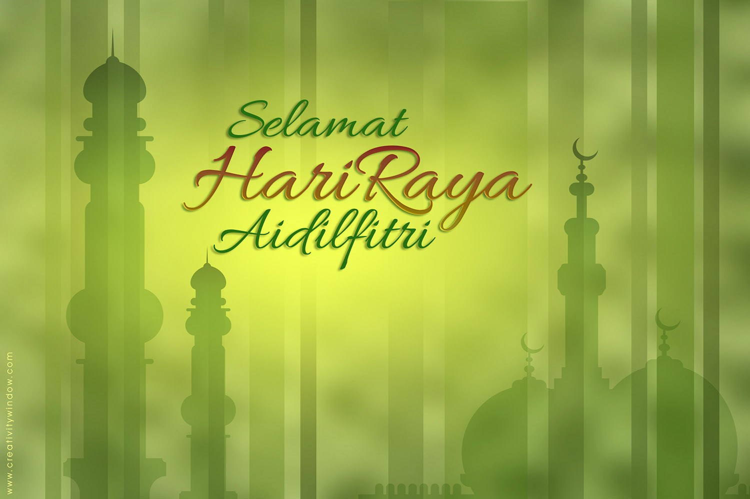 Background Selamat Hari Raya Aidilfitri 2018 , HD Wallpaper & Backgrounds