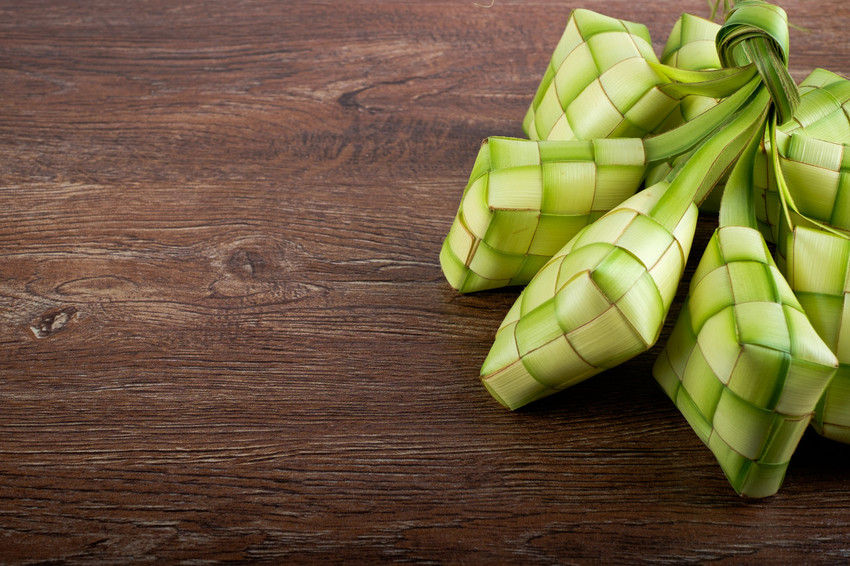 Celebration Greeting Hari Raya Aidilfitri Ketupat Malaysian - Ketupat Background , HD Wallpaper & Backgrounds