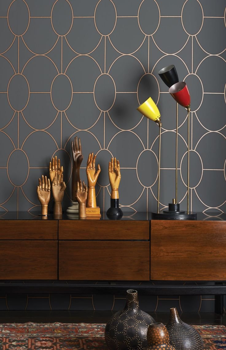 How To Paint Geometric Shapes On Walls Indian Wall - Cole & Son Geometric Ii , HD Wallpaper & Backgrounds