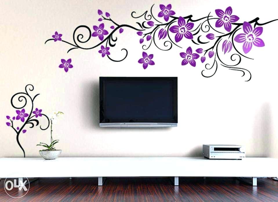 Wall - Stencil Wall Painting Designs , HD Wallpaper & Backgrounds