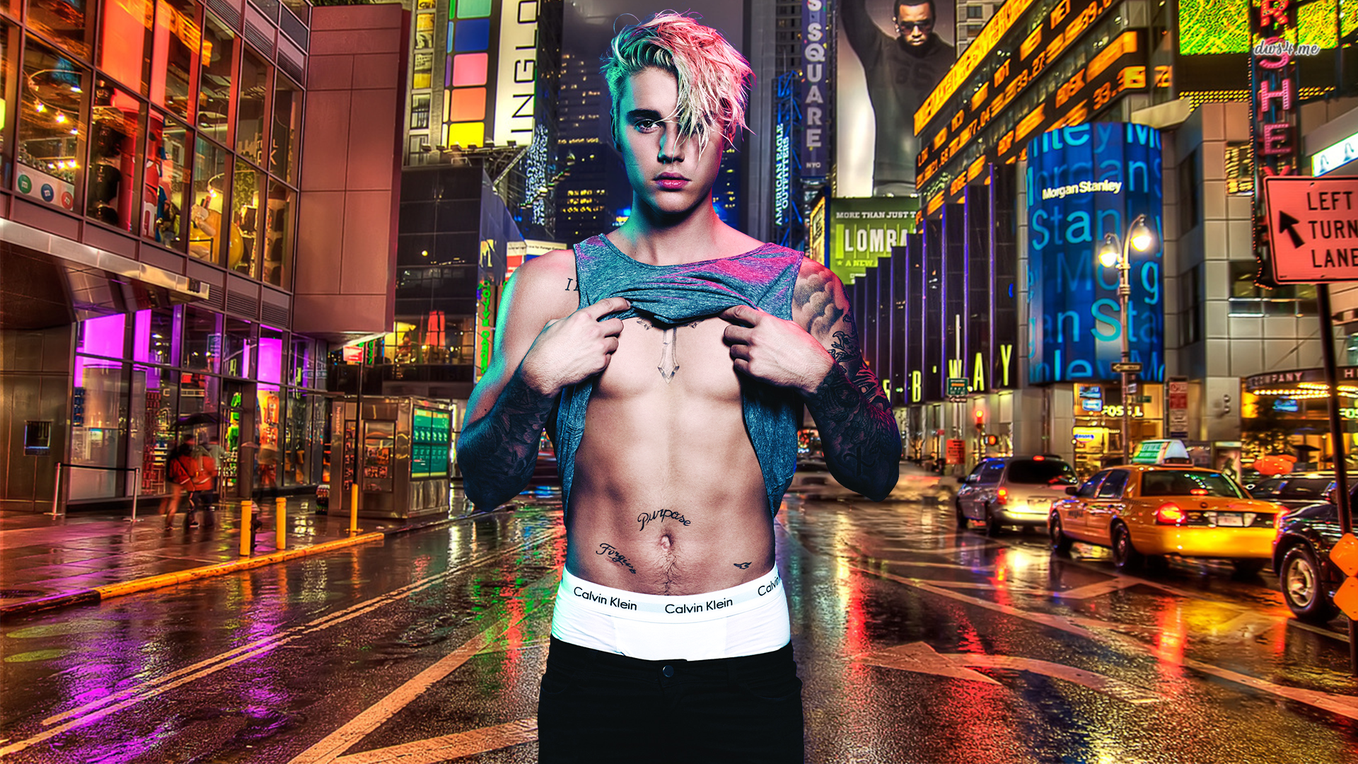 Best Wallpaper Justin Bieber - New York Street High Resolution , HD Wallpaper & Backgrounds