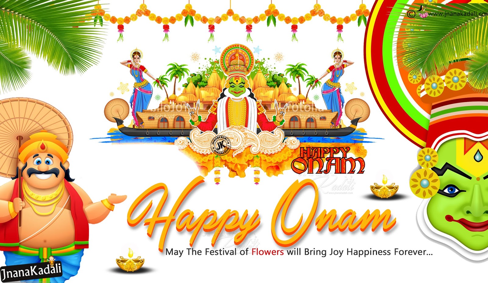 Onam English Greetings With Hd Wallpapers Free Download - Onam Hd Wallpapers Free Download , HD Wallpaper & Backgrounds