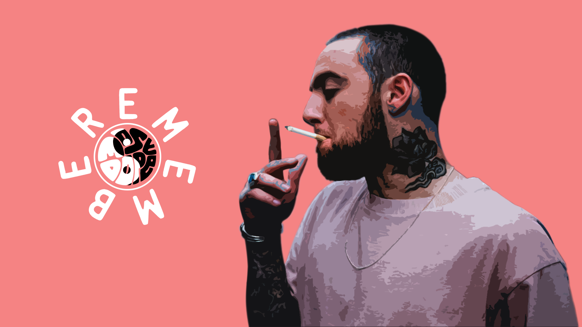 Fan Art[oc] Mac Miller Animated Wallpaper - Mac Miller , HD Wallpaper & Backgrounds