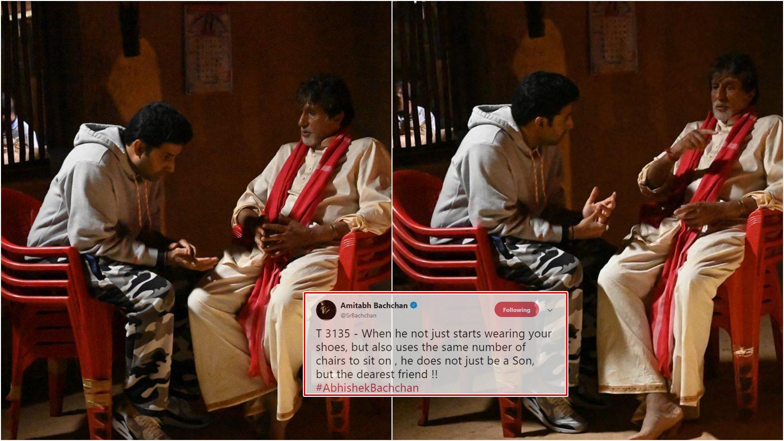 Amitabh Bachchan Shares Emotional Post For Son Abhishek - Big B Calls Abhishek His Dearest Friend , HD Wallpaper & Backgrounds