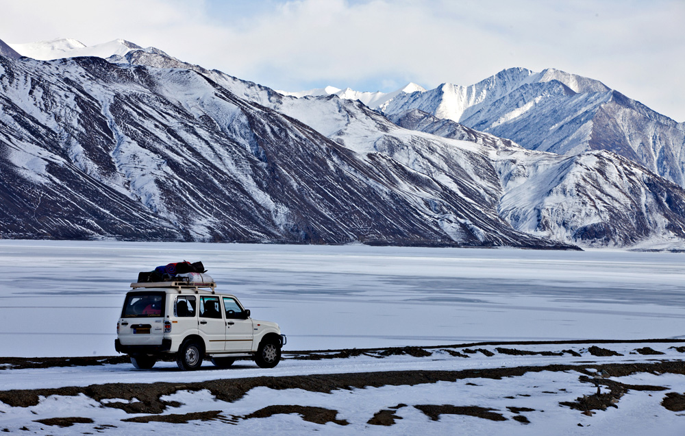Ladakh In Winter - Ladakh Lake In Winter , HD Wallpaper & Backgrounds