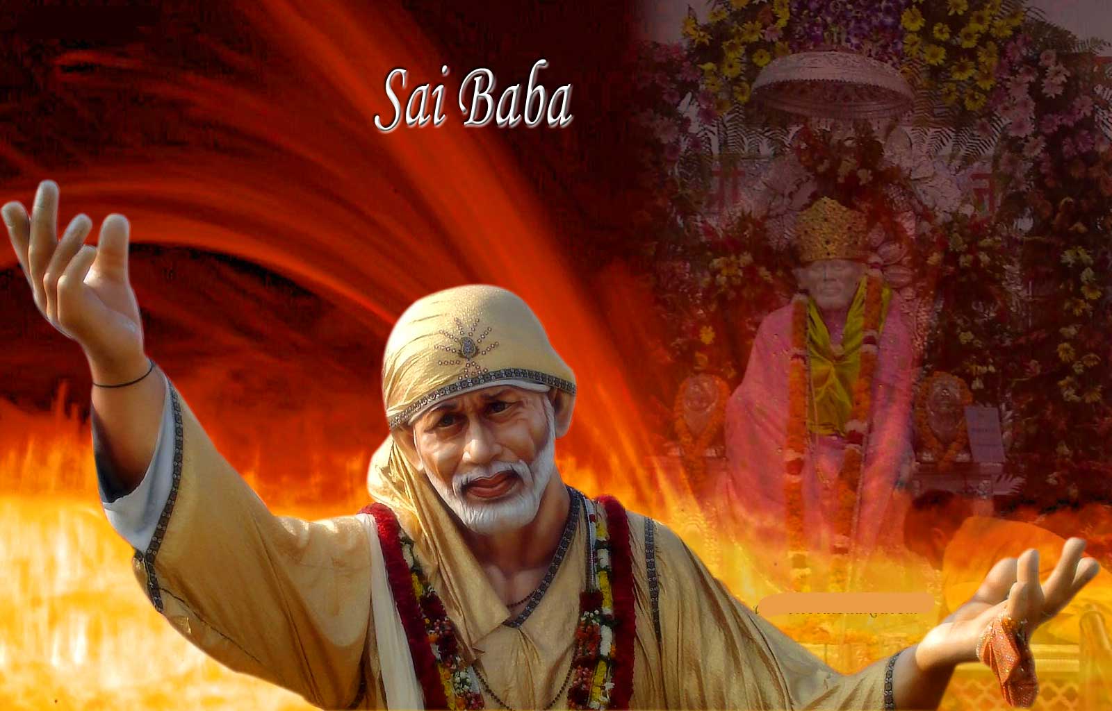 Sai Baba Images High Resolution - Sai Baba Photo Hd Full Size , HD Wallpaper & Backgrounds