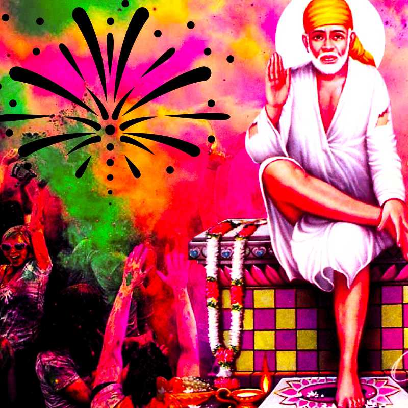 Sai Baba Hd Wallpapers For Mobile 55 Wallpaper Collections - Sai Baba Holi Wishes , HD Wallpaper & Backgrounds
