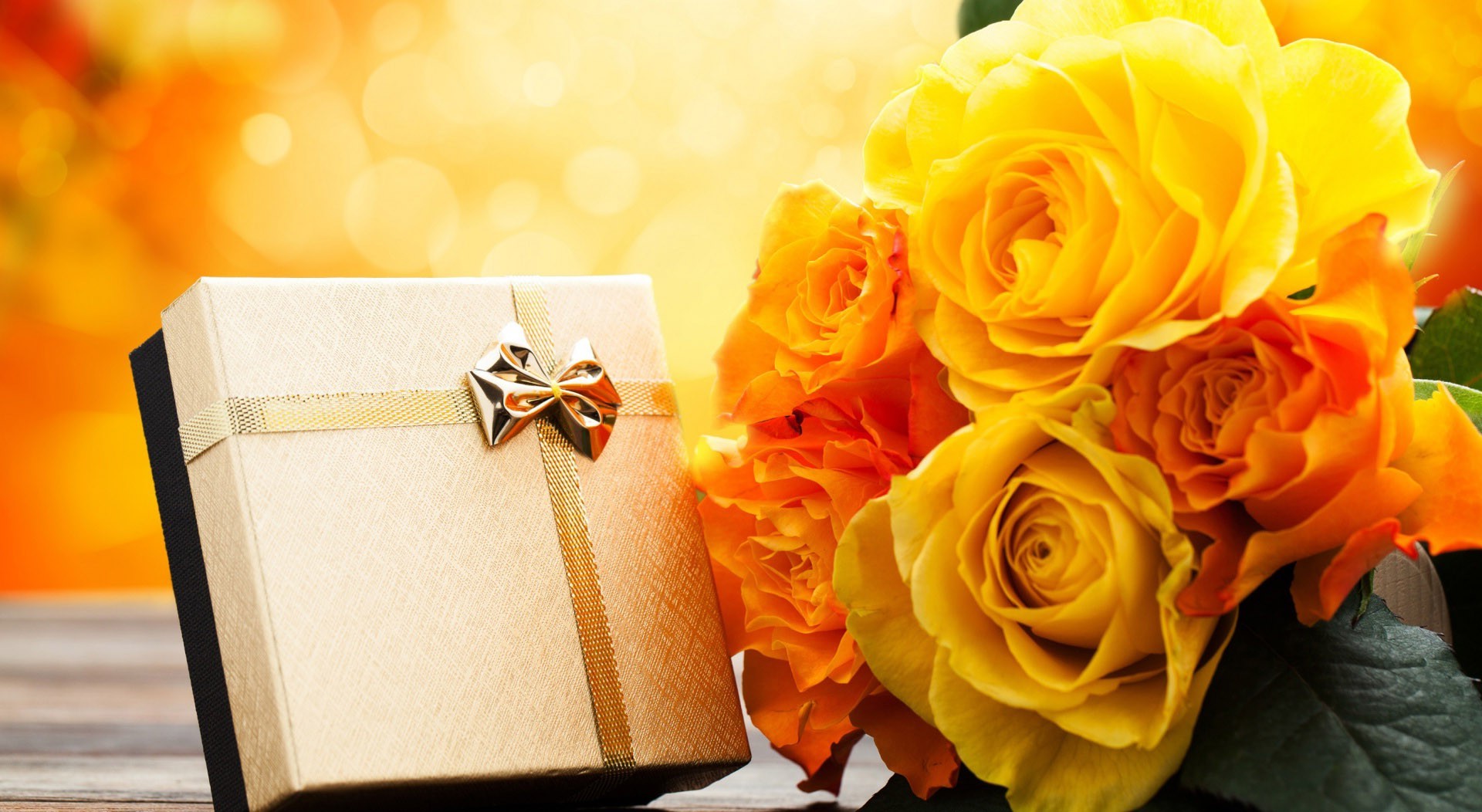 Birthday Gift Flowers Hd , HD Wallpaper & Backgrounds